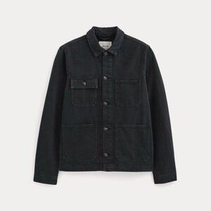 Everlane Men's Denim Utility Jacket in Black (Size Medium)